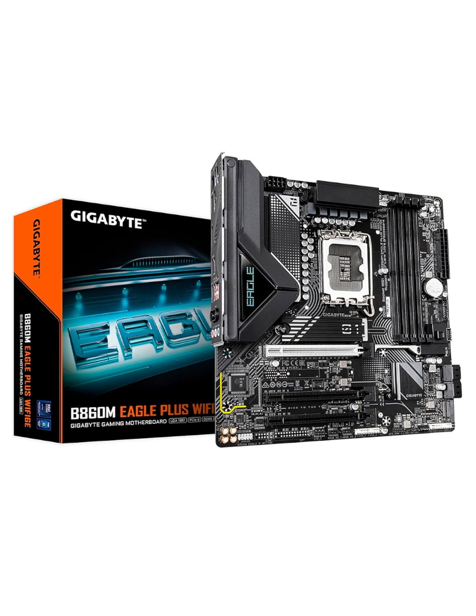 Tarjeta madre B860M EAGLE PLUS WIFI6 con procesador Intel Tarjeta madre B860M EAGLE PLUS WIFI6 con procesador Intel