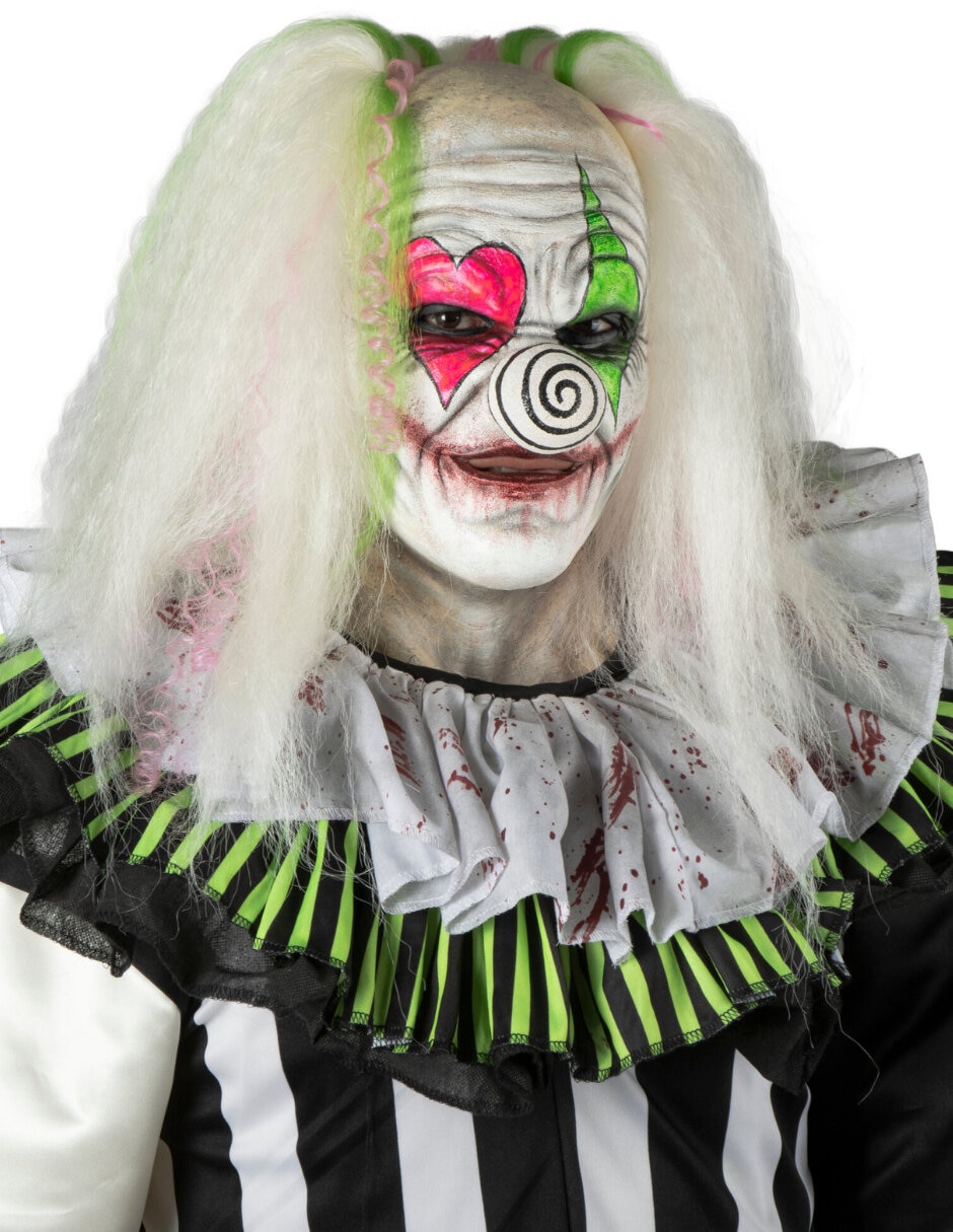 Máscara para disfraz de payaso de terror hyper mask 2