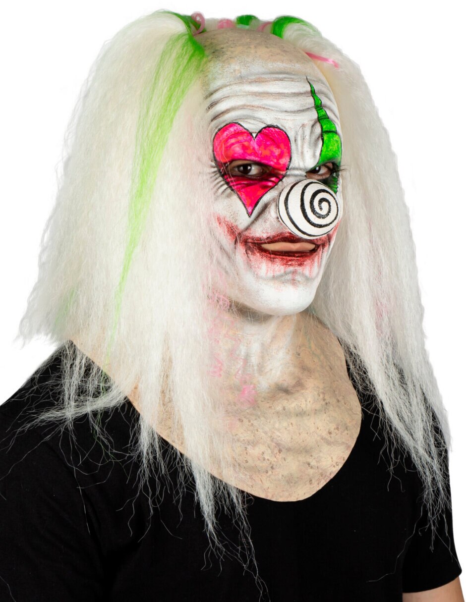 Máscara para disfraz de payaso de terror hyper mask 3