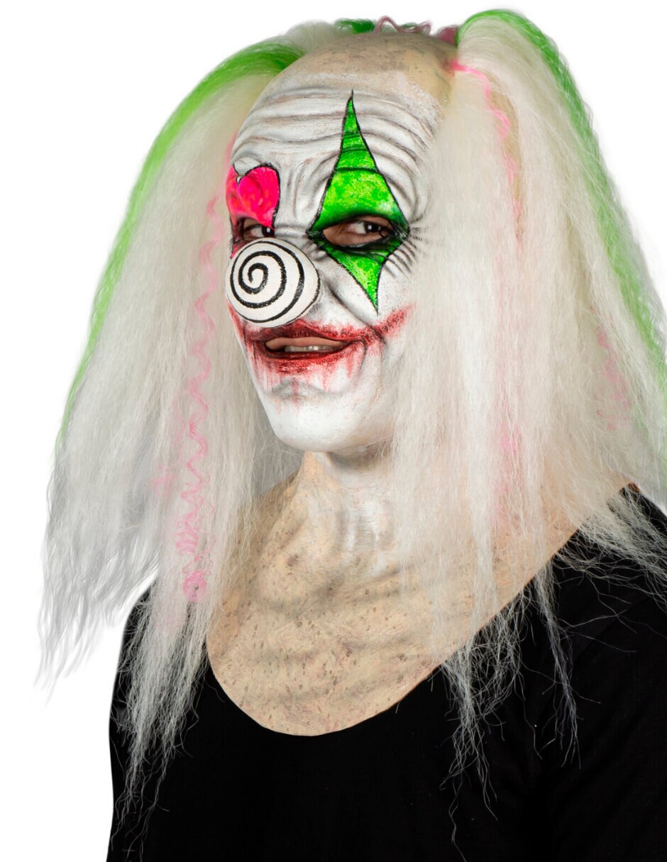 Máscara para disfraz de payaso de terror hyper mask 6