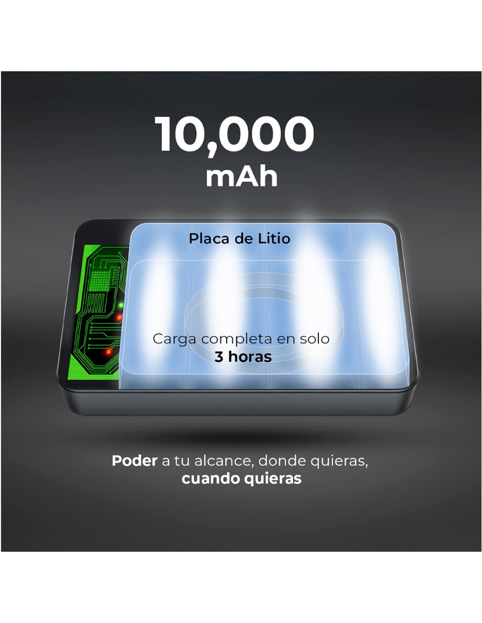 Batería portátil 10000 mAh 6