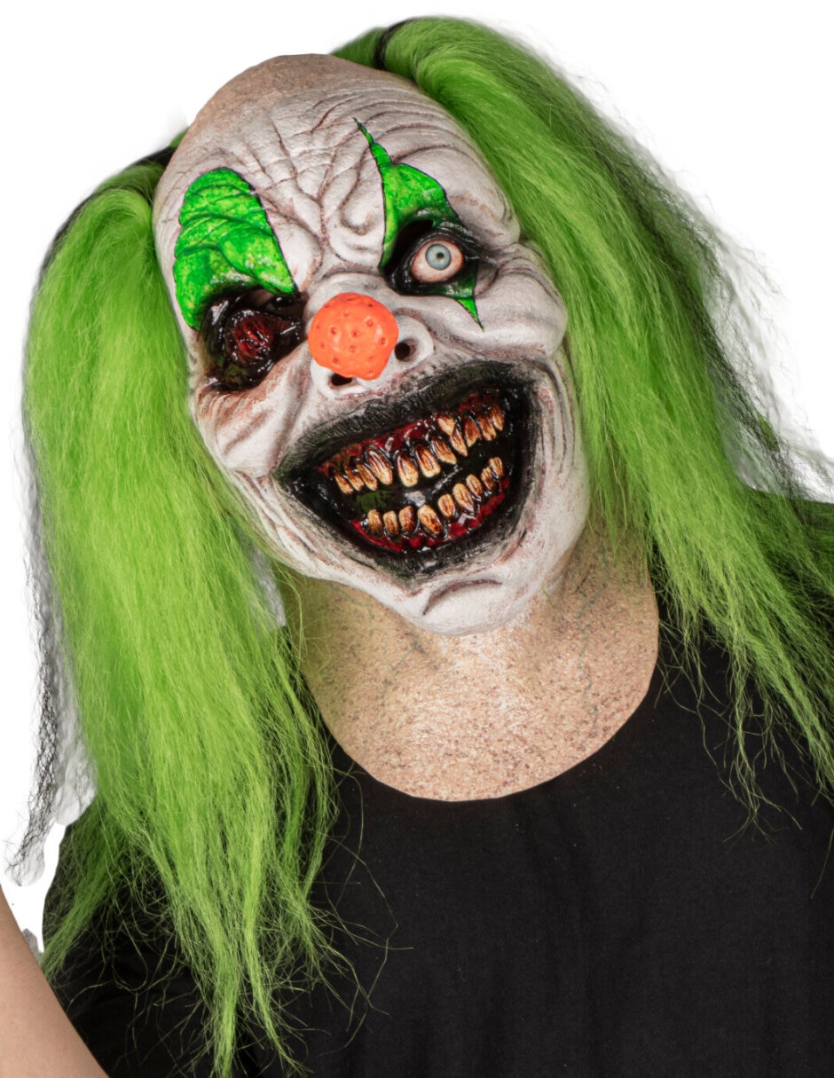 Máscara para disfraz de payaso aterrador 5