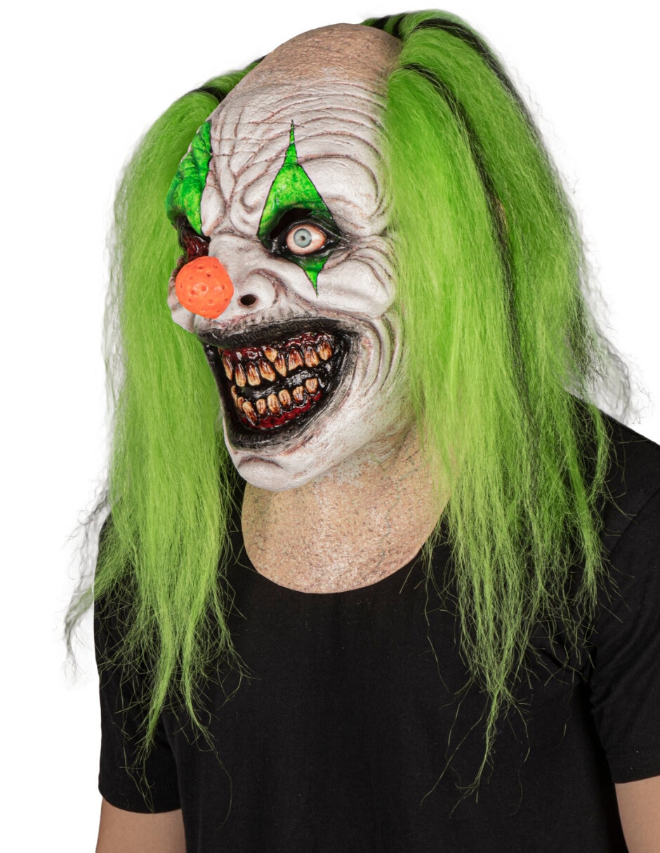 Máscara para disfraz de payaso aterrador 6