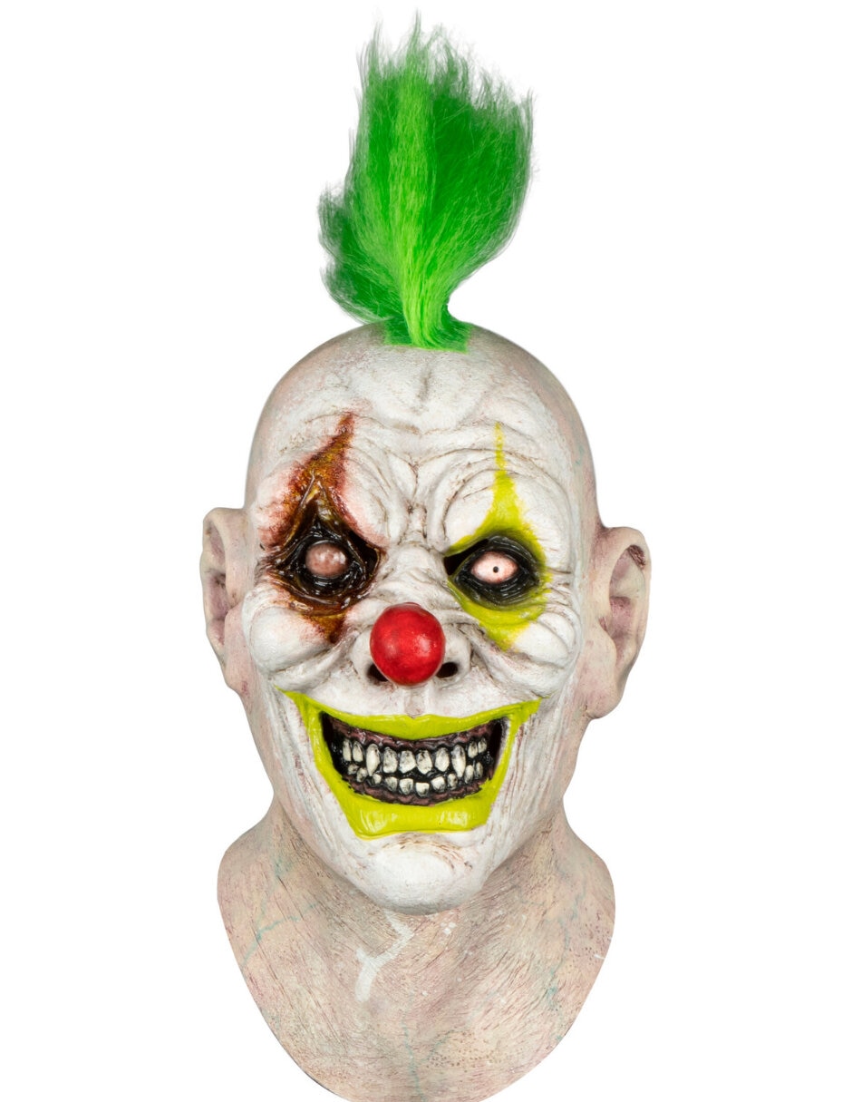 Máscara para disfraz de payaso punk