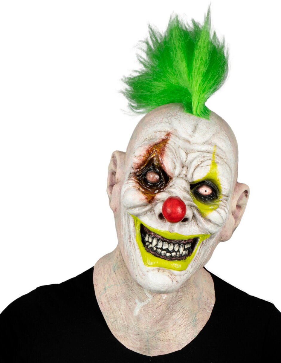 Máscara para disfraz de payaso punk 3