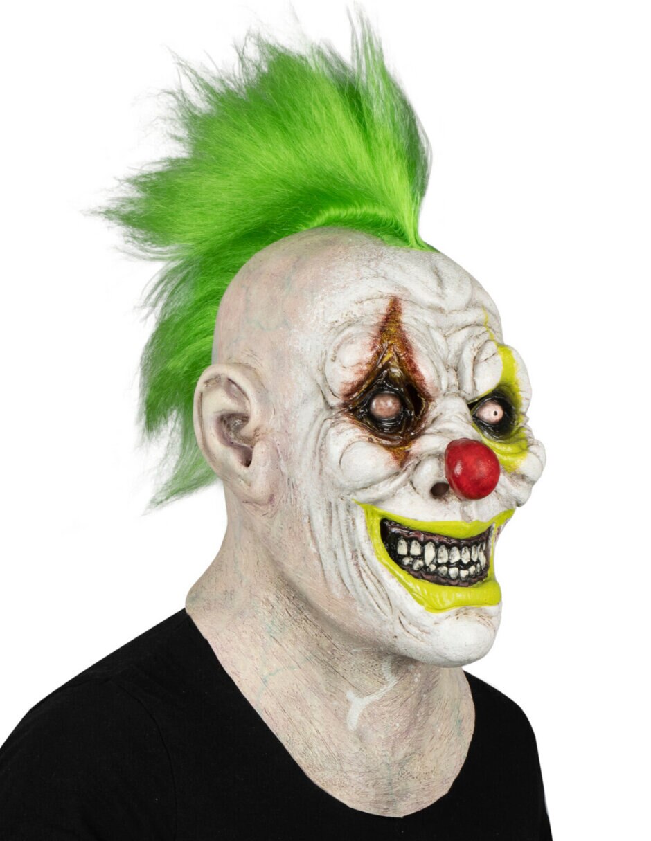 Máscara para disfraz de payaso punk 4