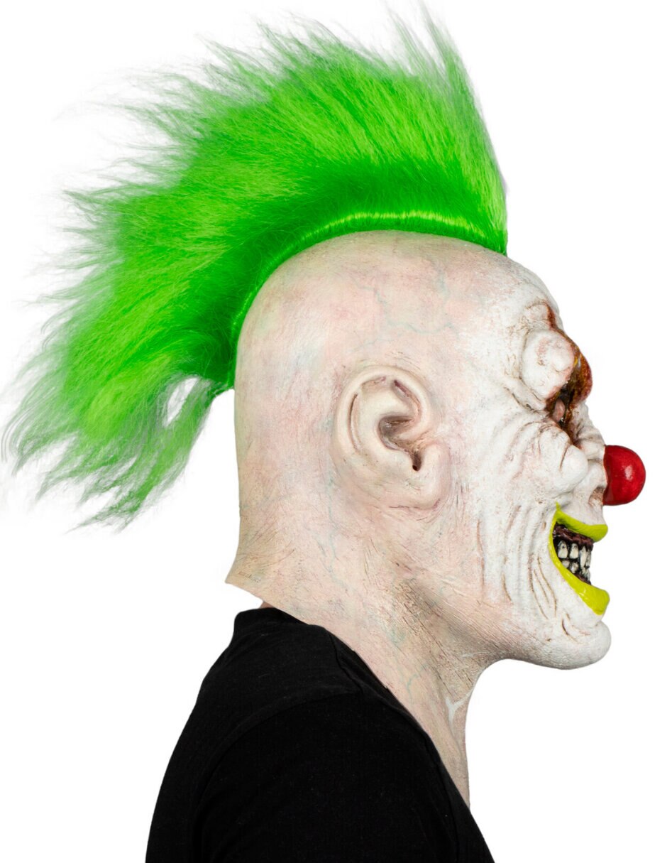 Máscara para disfraz de payaso punk 7