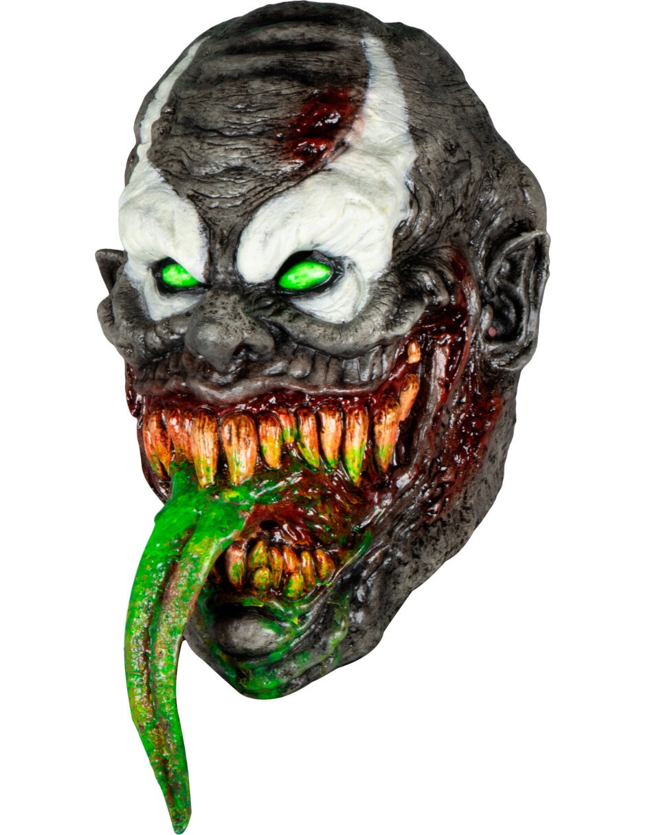 Máscara para disfraz de Payaso con lengua Máscara para disfraz de Payaso con lengua