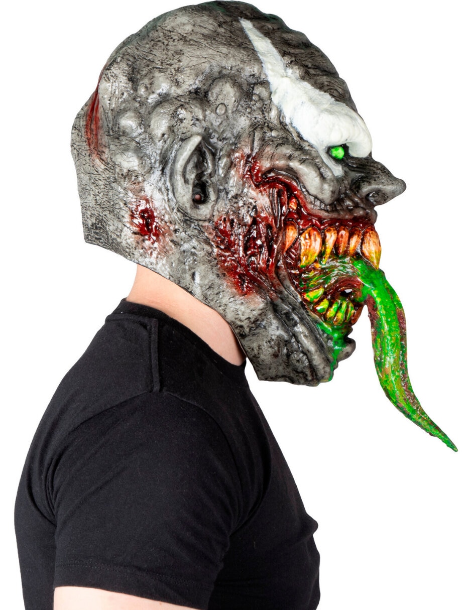 Máscara para disfraz de Payaso con lengua 5