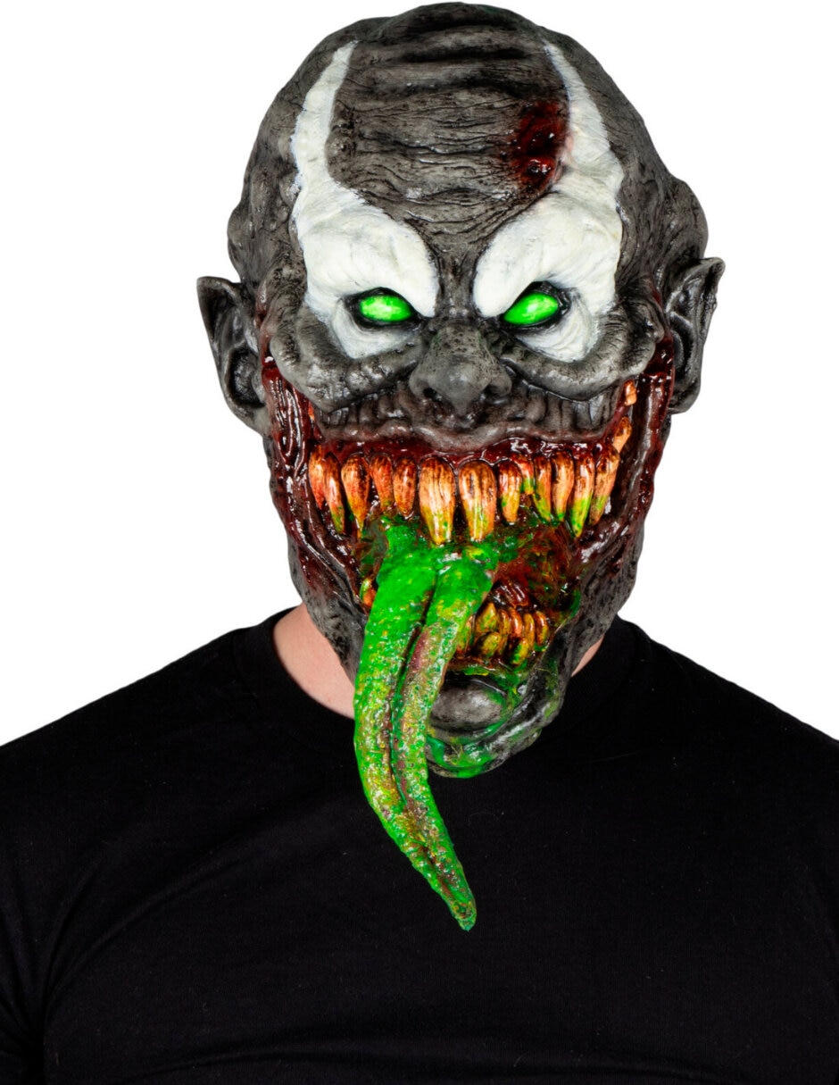 Máscara para disfraz de Payaso con lengua 7