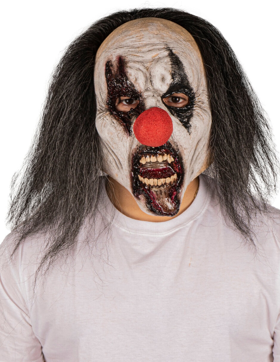 Máscara para disfraz de payaso siniestro 4