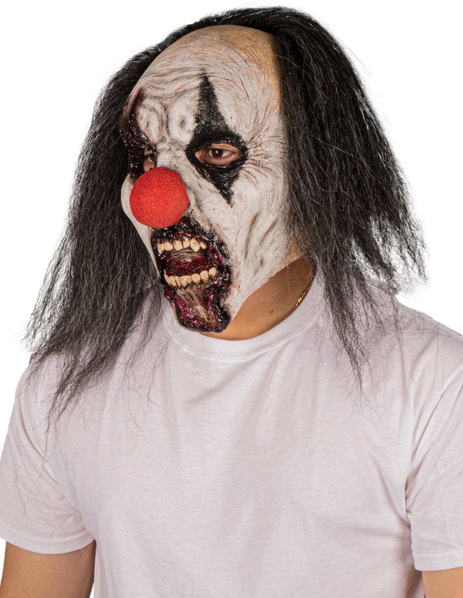 Máscara para disfraz de payaso siniestro 6