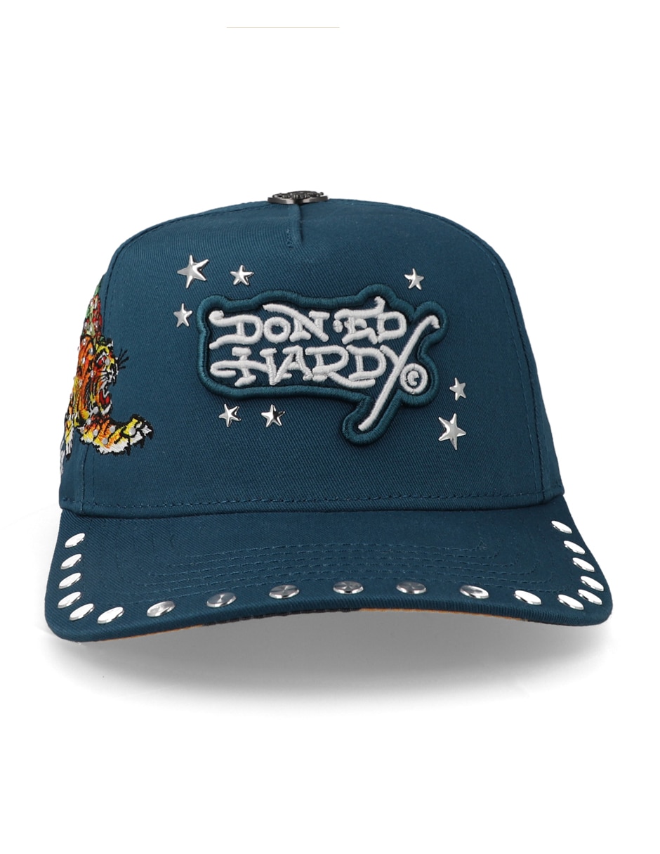 Gorra visera curva snapback ed hardy unisex