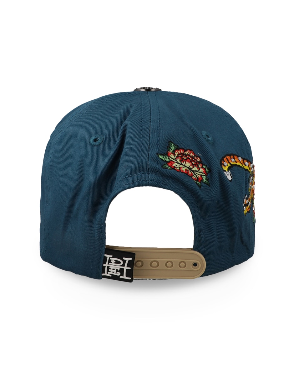 Gorra visera curva snapback ed hardy unisex