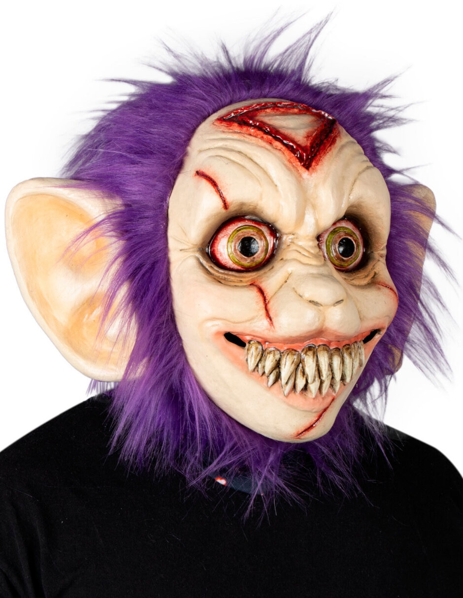 Máscara para disfraz de monstruo creepy 6