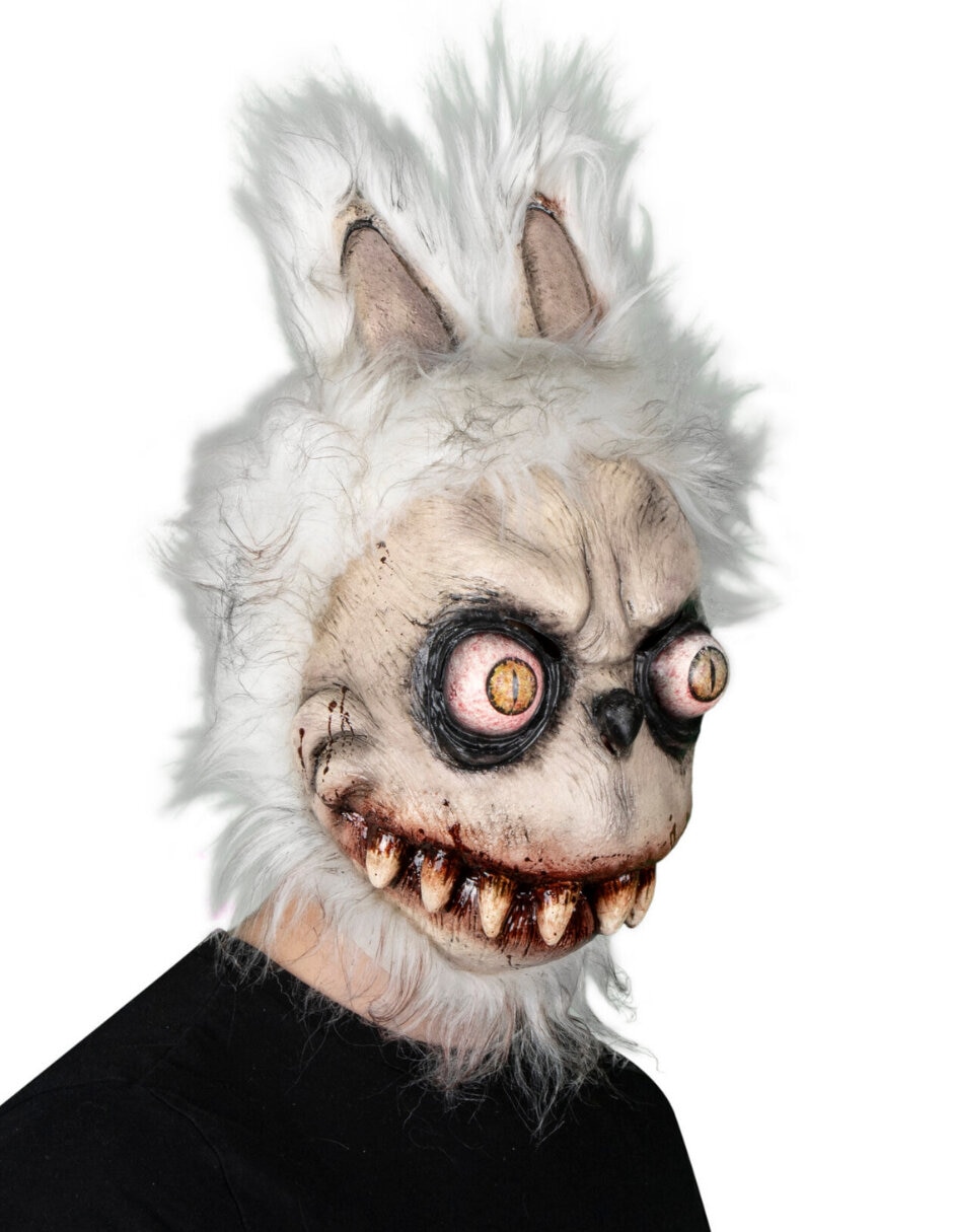Máscara para disfraz de ciratura creepy 6