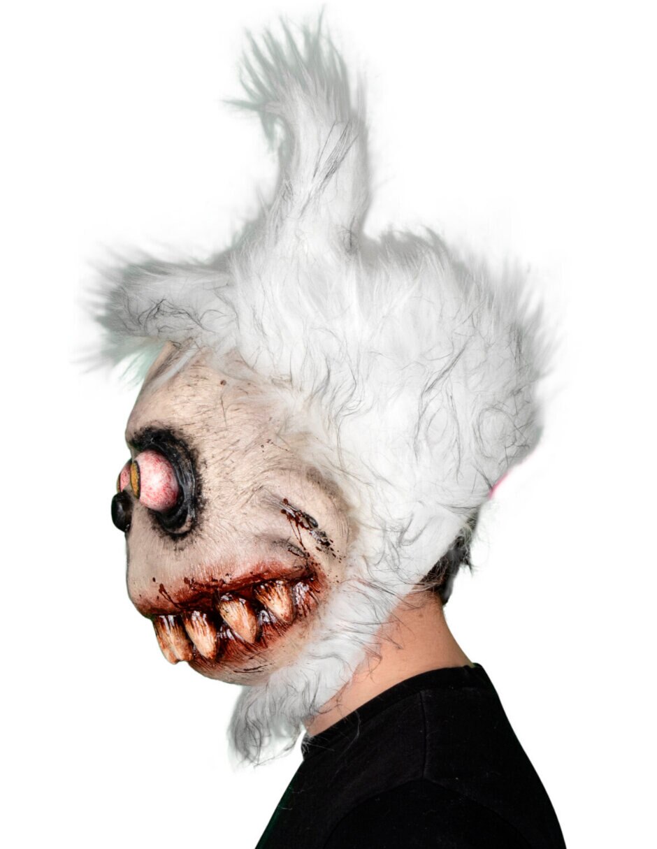 Máscara para disfraz de ciratura creepy 7