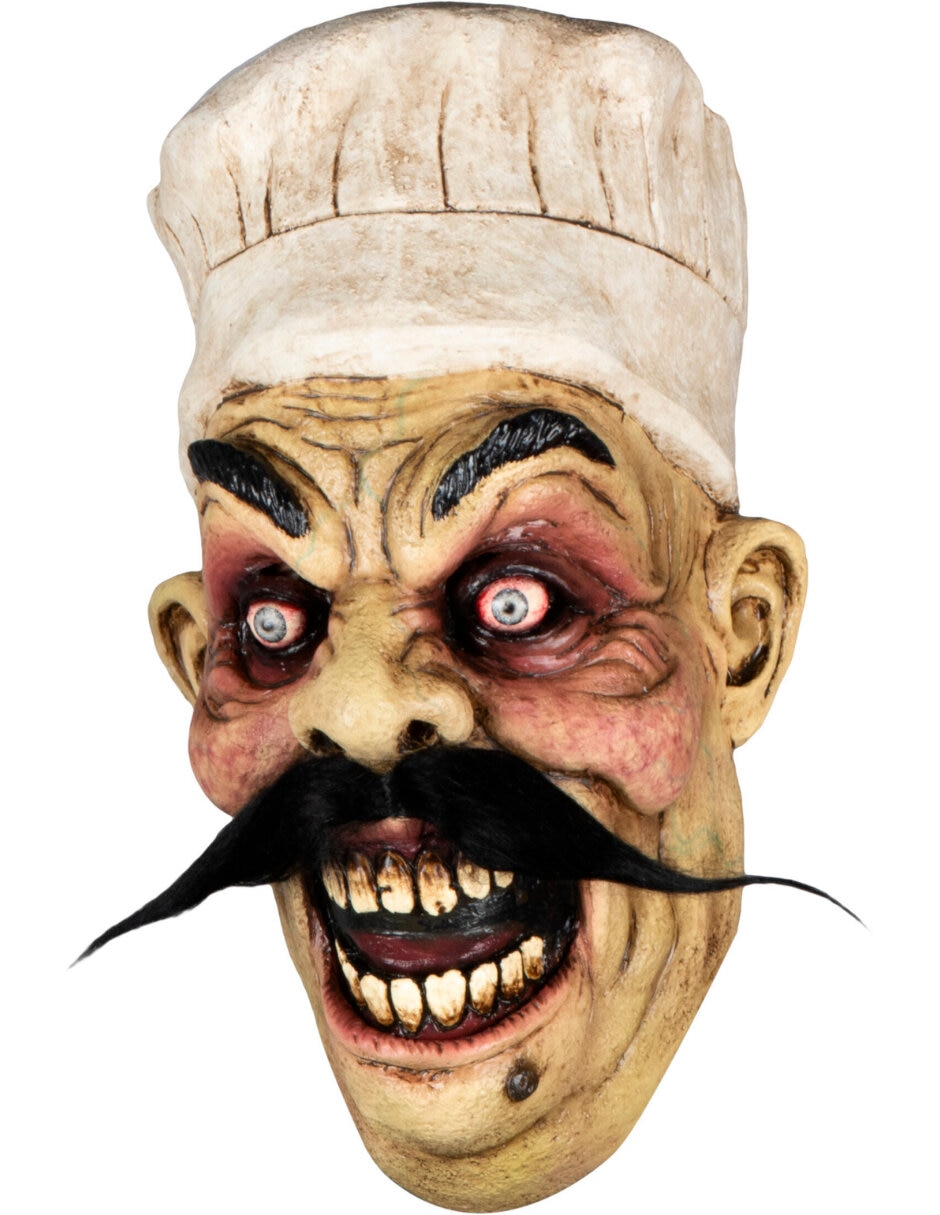 Máscara para disfraz de hombre chef creepypasta