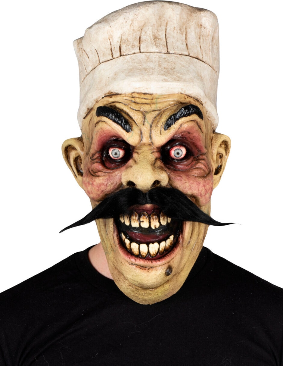 Máscara para disfraz de hombre chef creepypasta 2