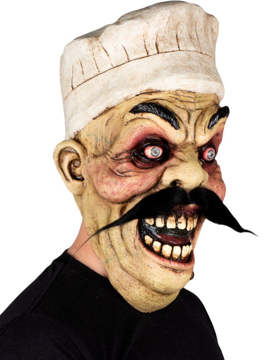 Máscara para disfraz de hombre chef creepypasta 3