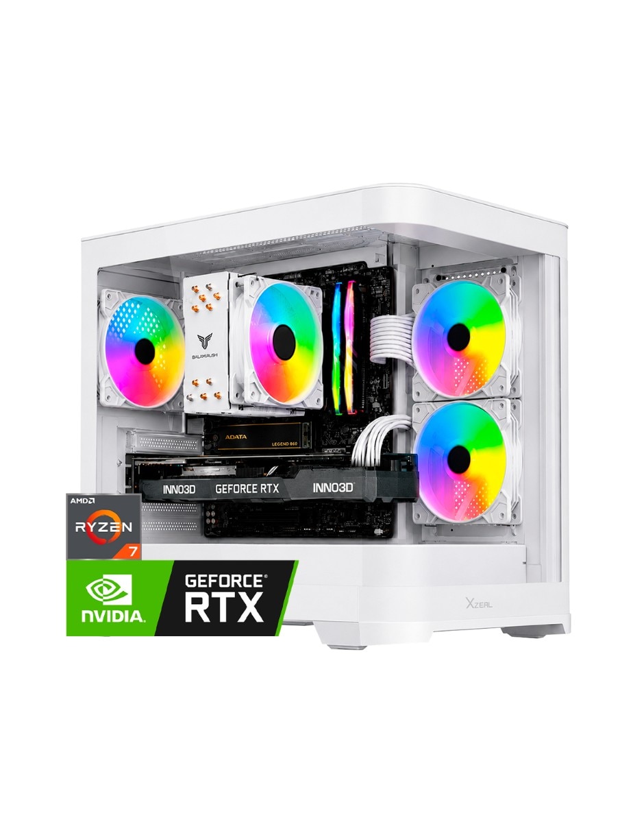 Computadora de escritorio Pc-083-H Amd Ryzen 7 Nvidia GeForce Rtx 5060 32 GB Ram 1 TB Ssd Computadora de escritorio Pc-083-H Amd Ryzen 7 Nvidia GeForce Rtx 5060 32 GB Ram 1 TB Ssd