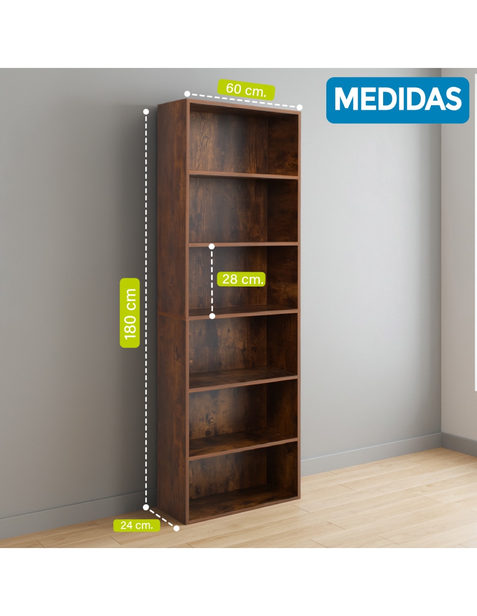 Librero armable de MDF 6