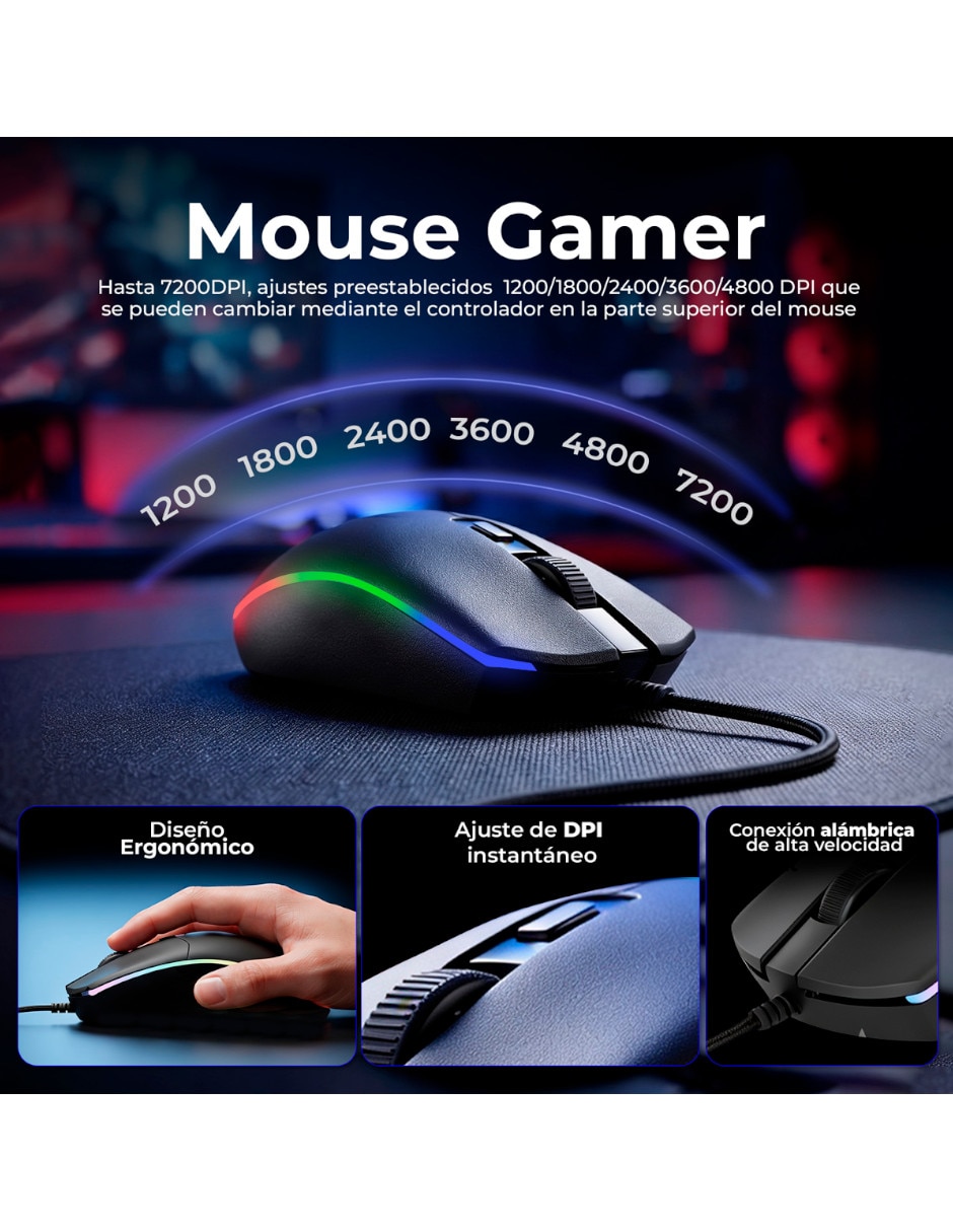 Mouse y teclado KXTGK2RB 3