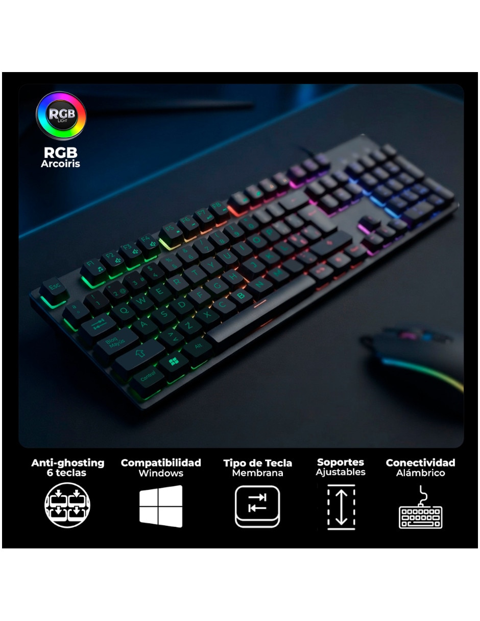 Mouse y teclado KXTGK2BK 3