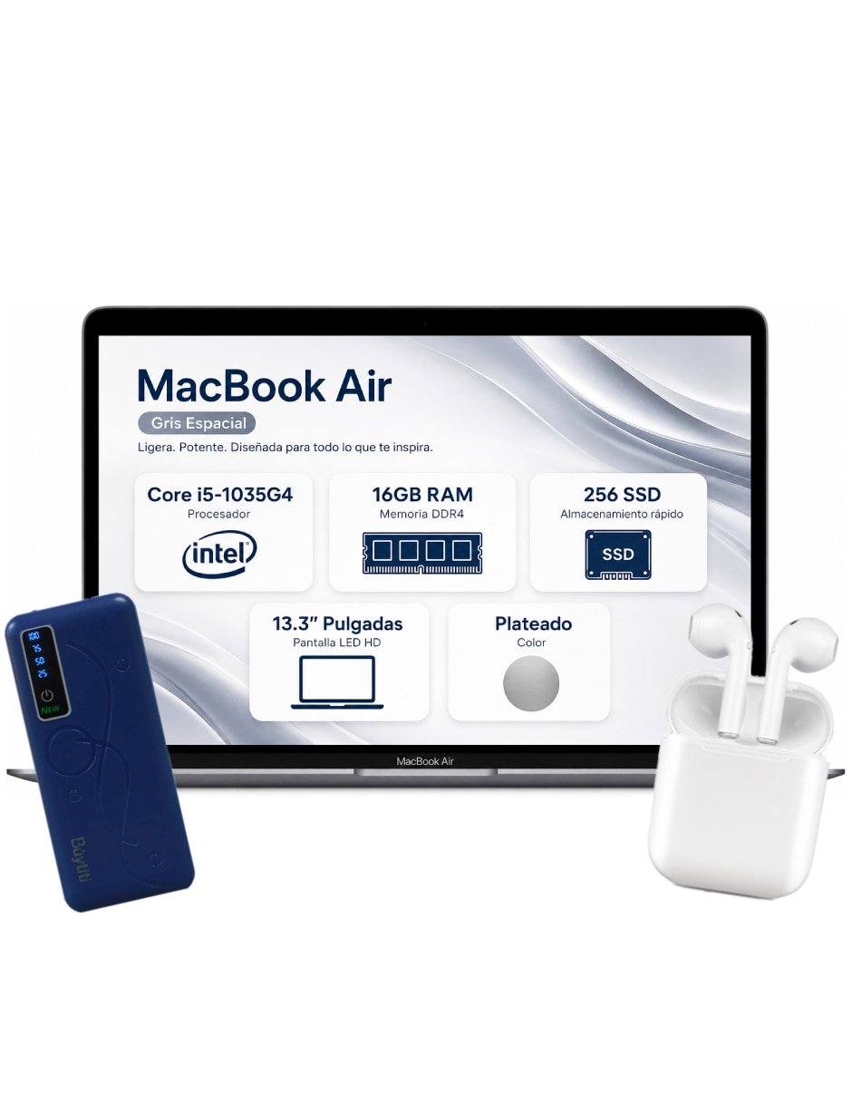 Laptop Macbook Air 2020 13.3 pulgadas 2560 x 1600 Intel Core i5 Intel Iris Plus 16 GB RAM 256 GB SSD Reacondicionado Laptop Macbook Air 2020 13.3 pulgadas 2560 x 1600 Intel Core i5 Intel Iris Plus 16 GB RAM 256 GB SSD Reacondicionado