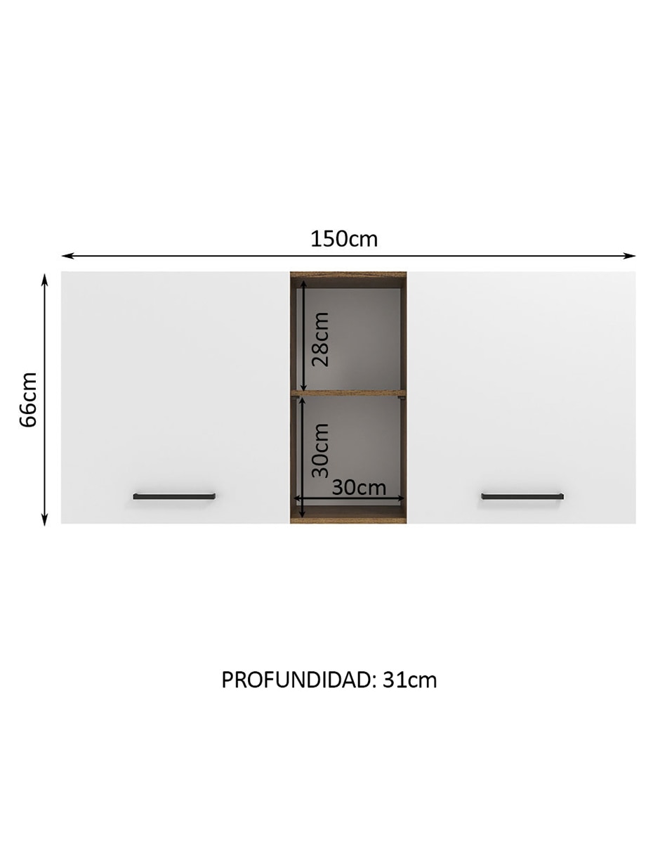 Alacena armable Agata MDP 9
