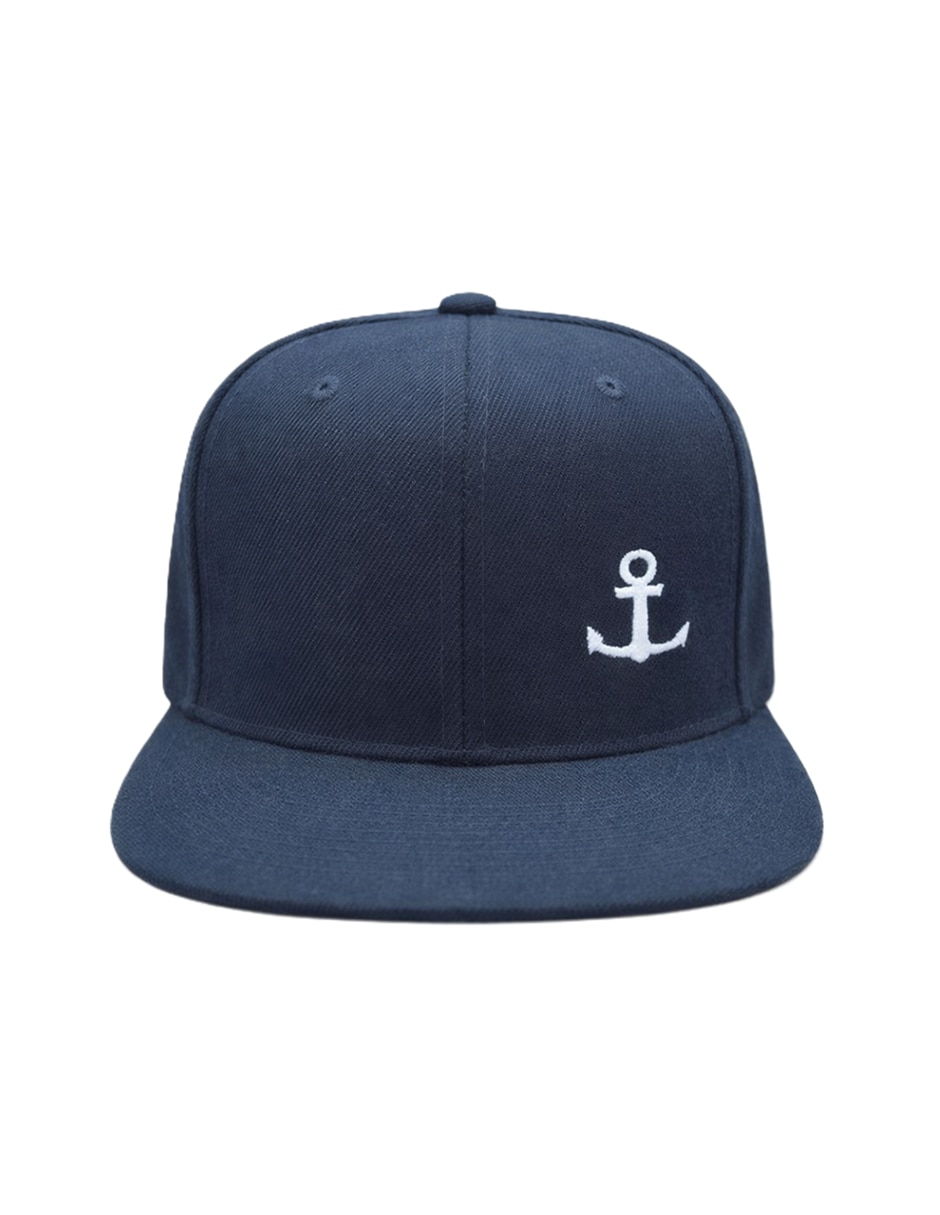Gorra con visera plana para Casual GORRA NEGRA CON LOGO BLANCO " Sin equipo para Unisex 2