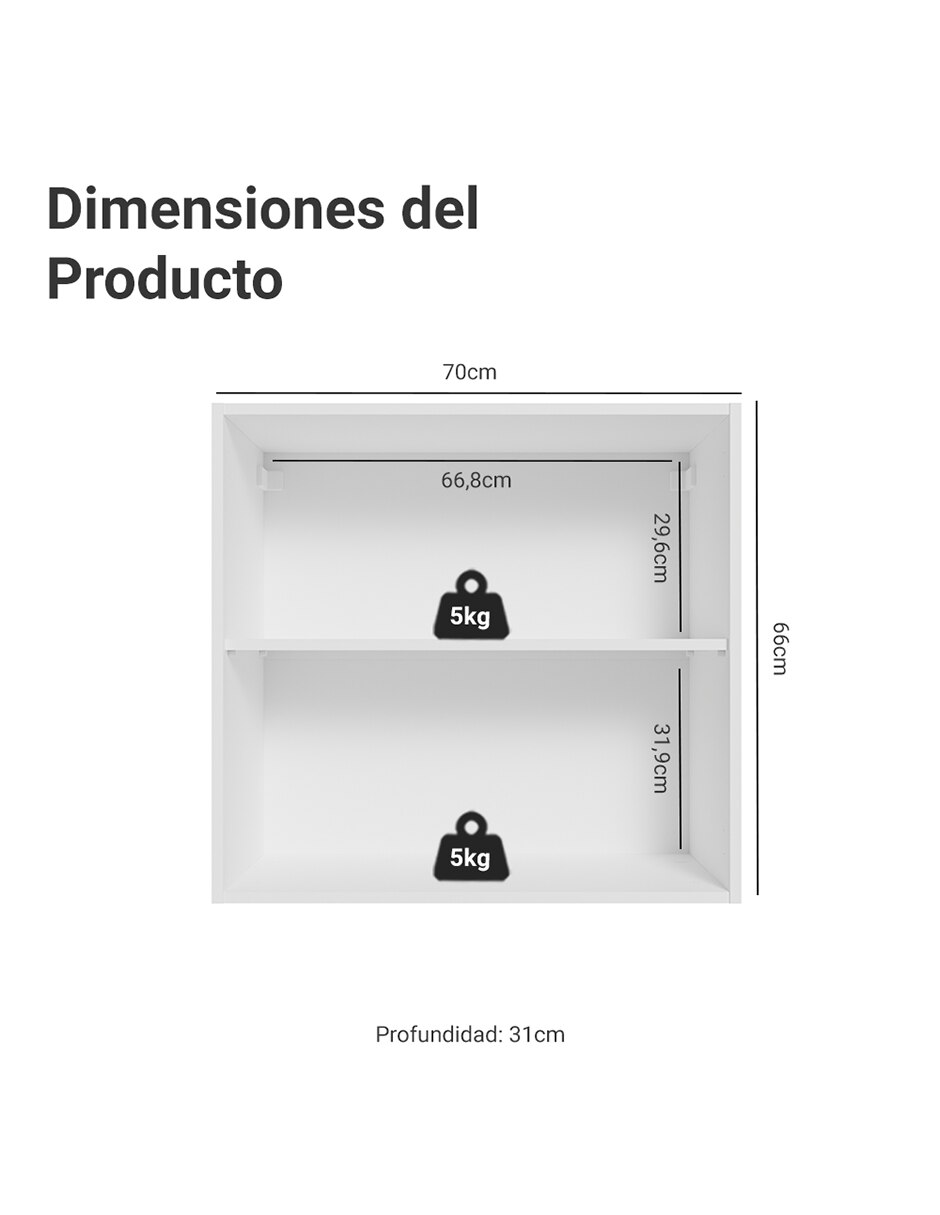 Alacena armable Lux MDP 12