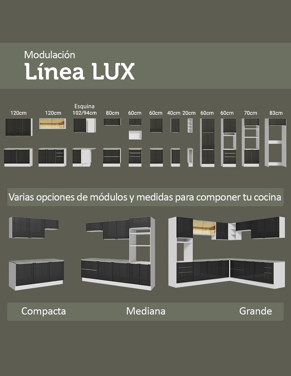Alacena armable Lux MDP 10
