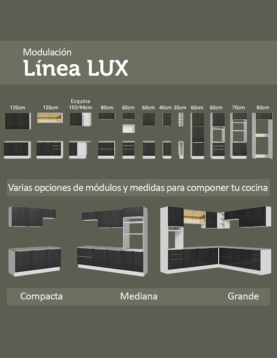 Alacena armable Lux MDP 8