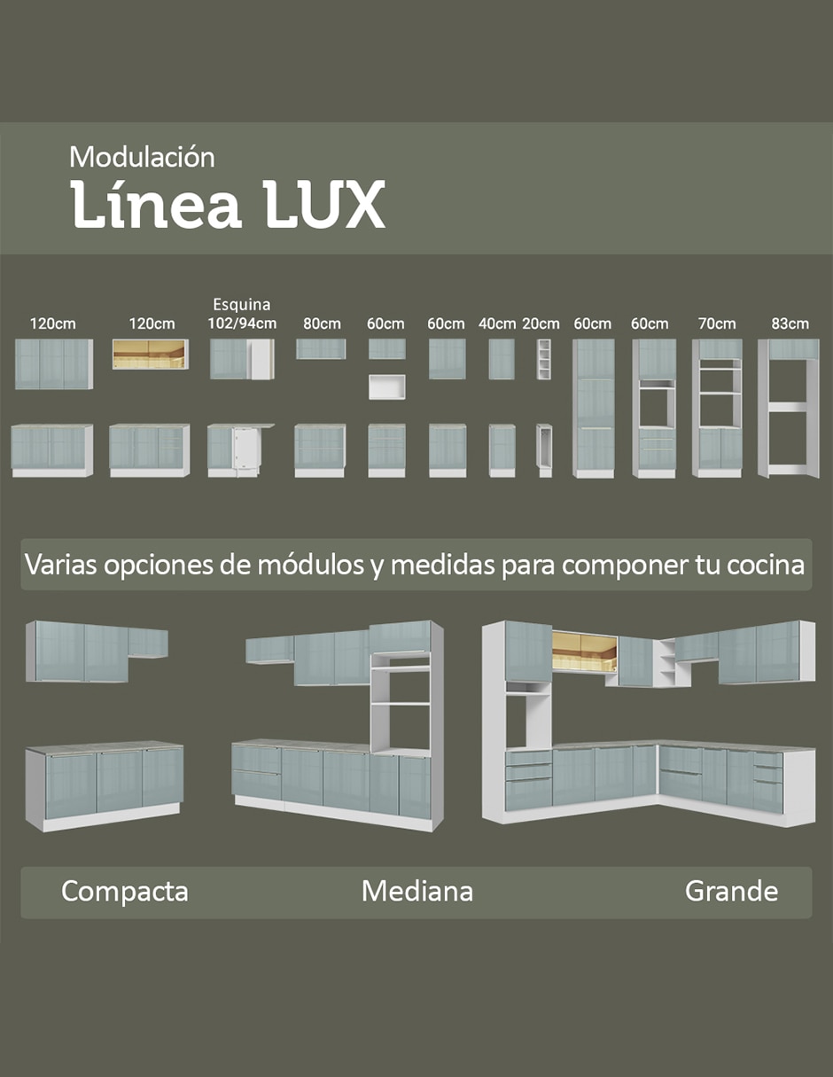 Alacena armable Lux MDP 10