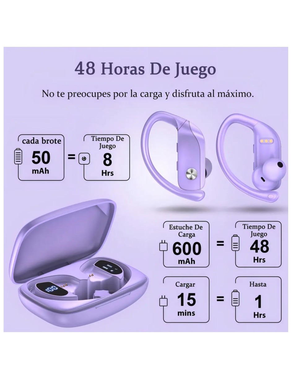 Audífonos In-Ear Genérica inalámbricos con cancelación de ruido