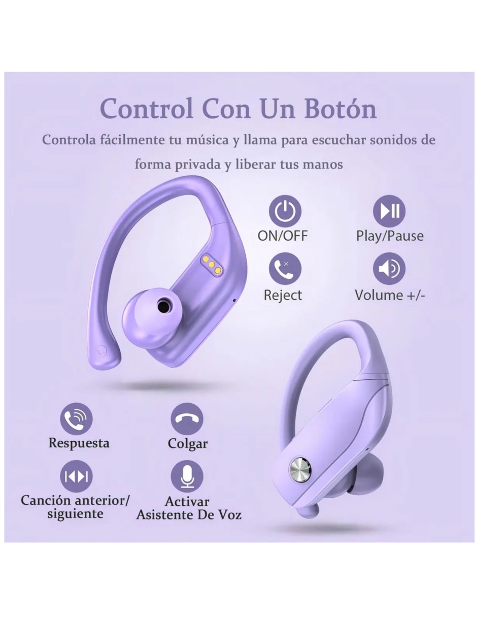 Audífonos In-Ear Genérica inalámbricos con cancelación de ruido