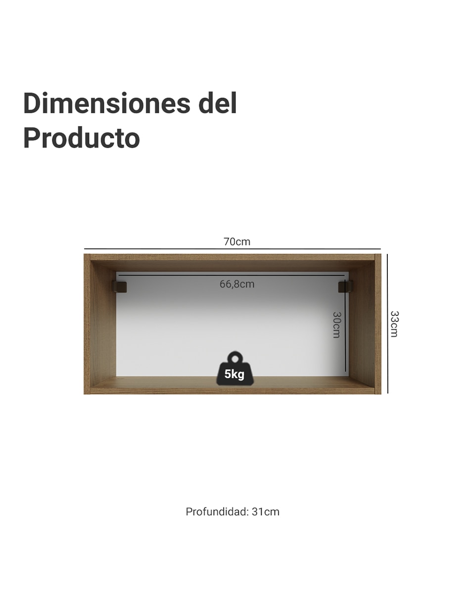 Alacena armable Lux MDP 12