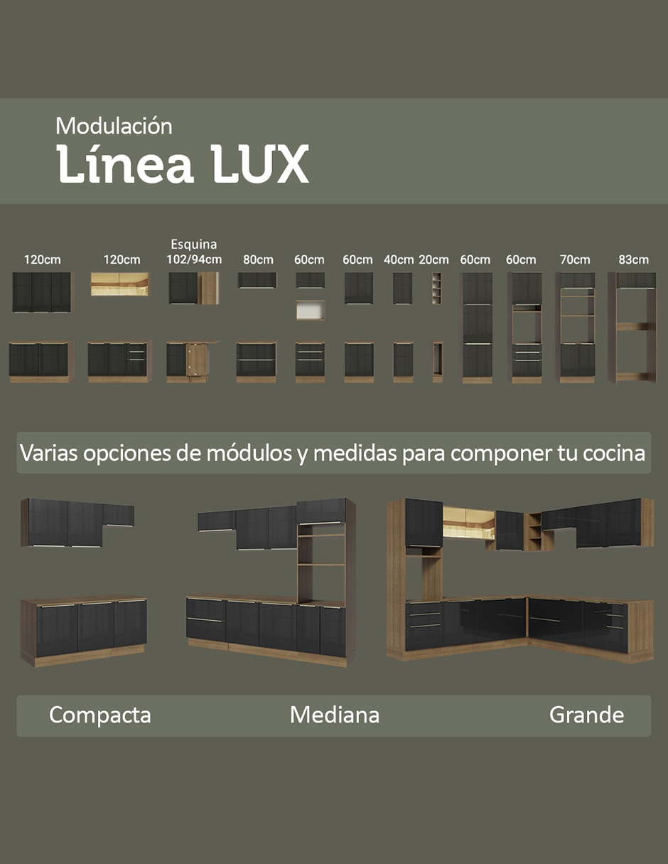 Alacena armable Lux MDP 10
