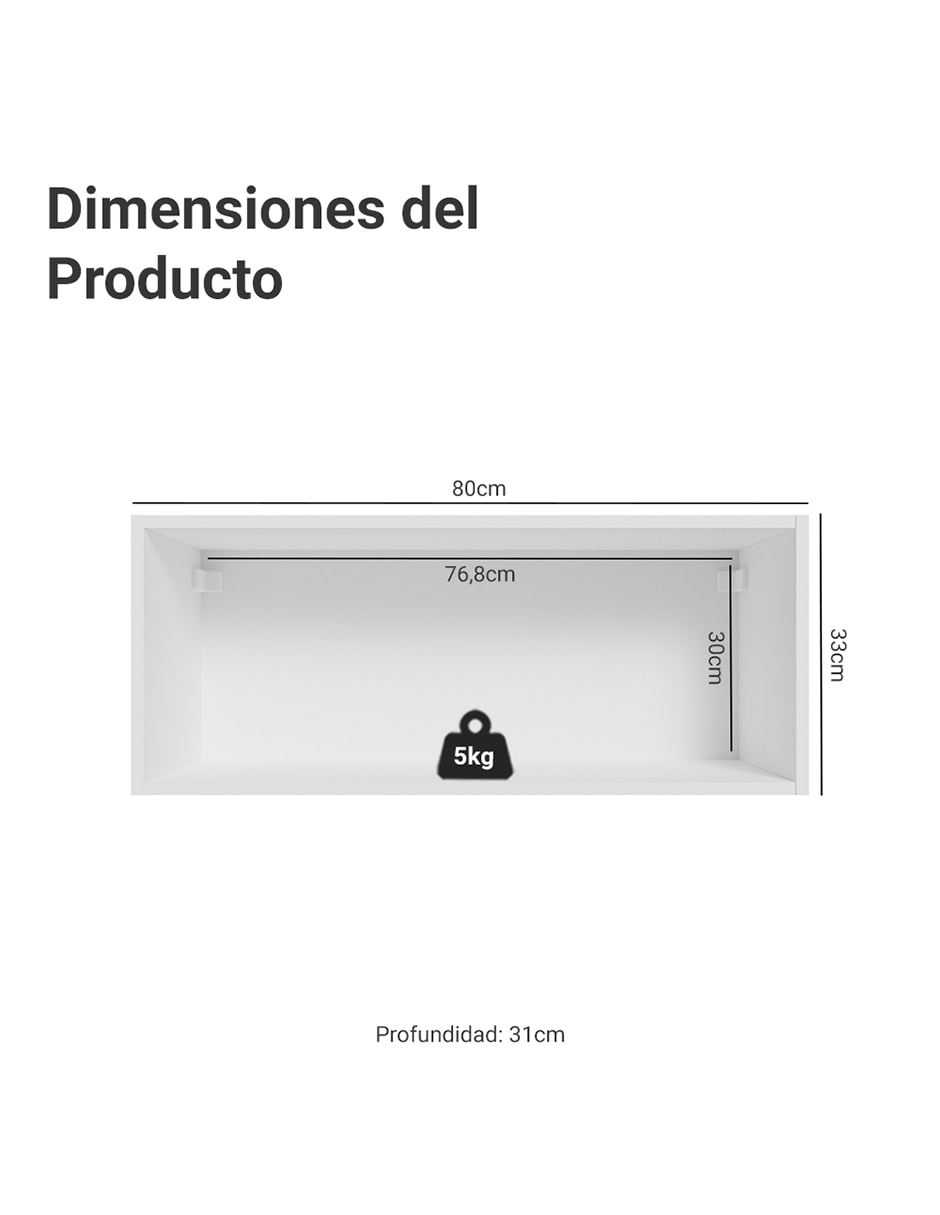 Alacena armable Lux MDP 12