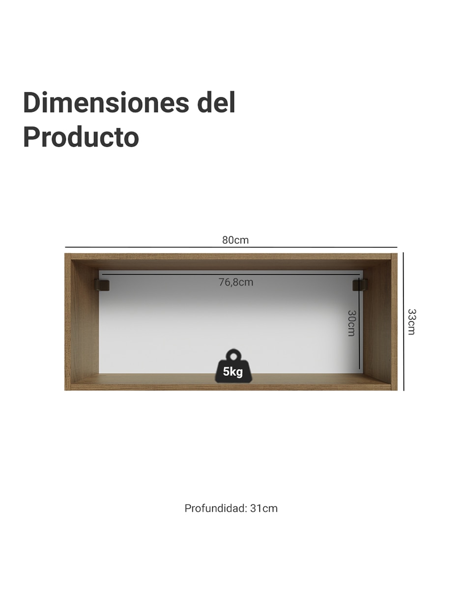Alacena armable Lux MDP 12