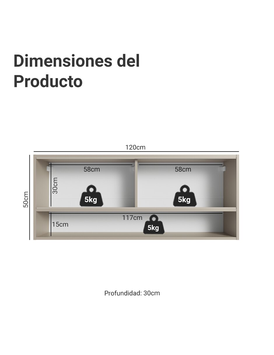Alacena armable MDF 7
