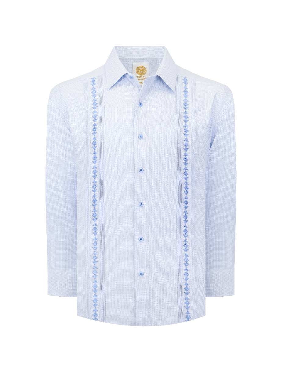 Camisa casual manchester de algodón manga larga para hombre