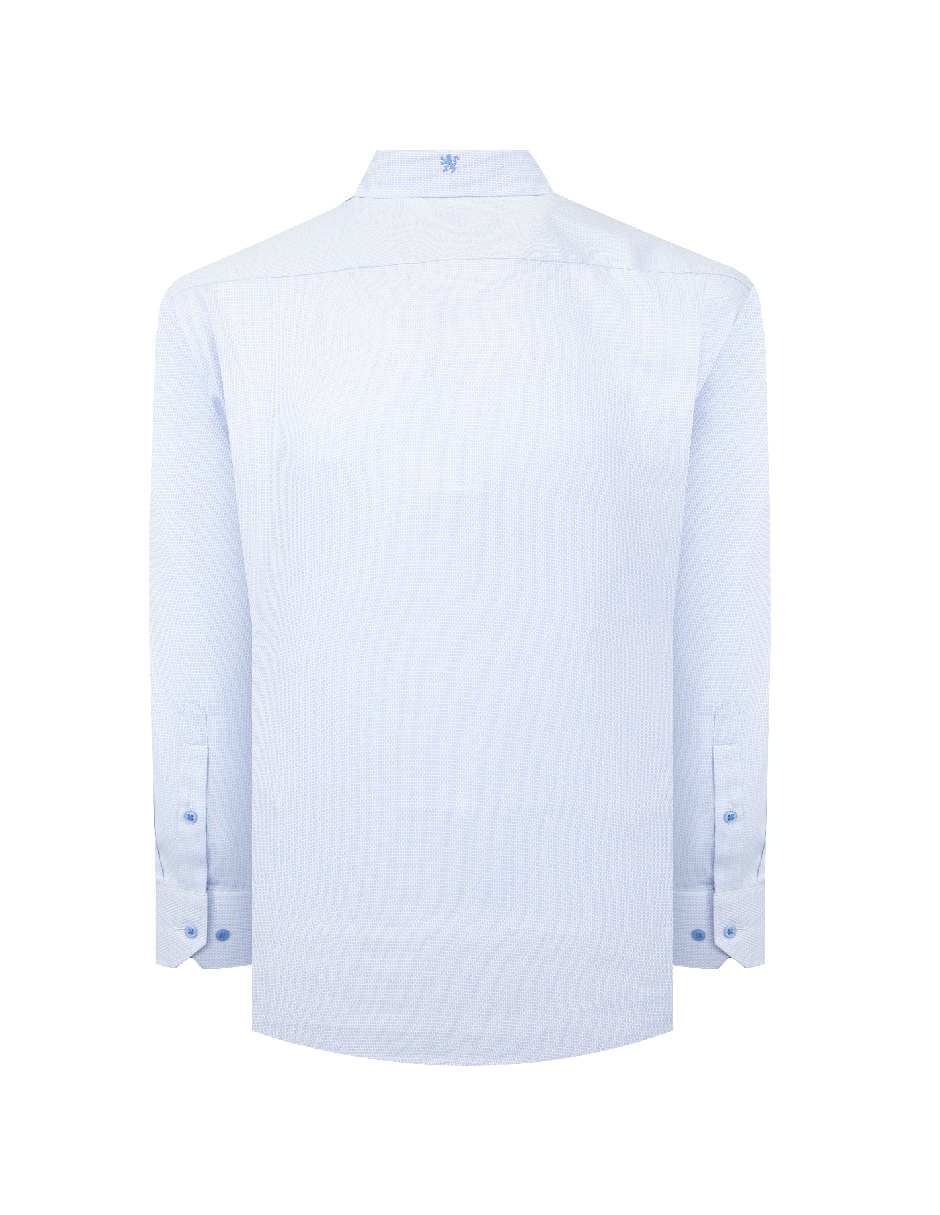 Camisa casual manchester de algodón manga larga para hombre