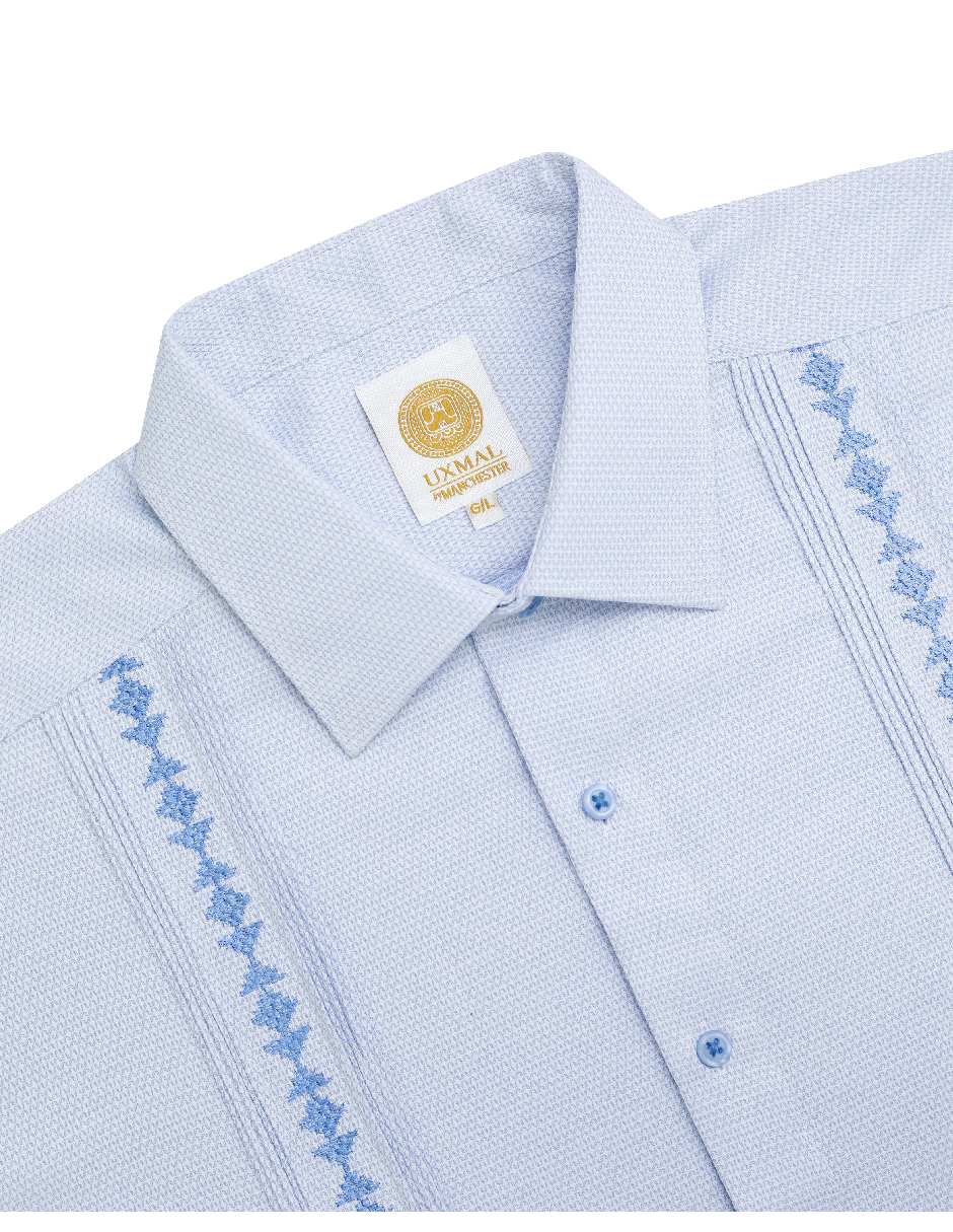 Camisa casual manchester de algodón manga larga para hombre