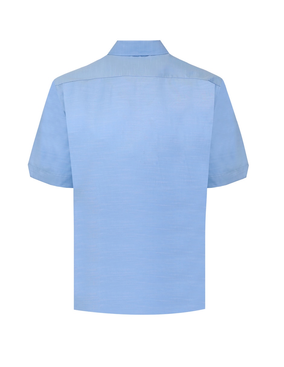 Camisa casual manchester de algodón sin manga para hombre