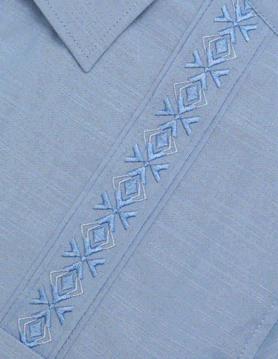 Camisa casual manchester de algodón sin manga para hombre