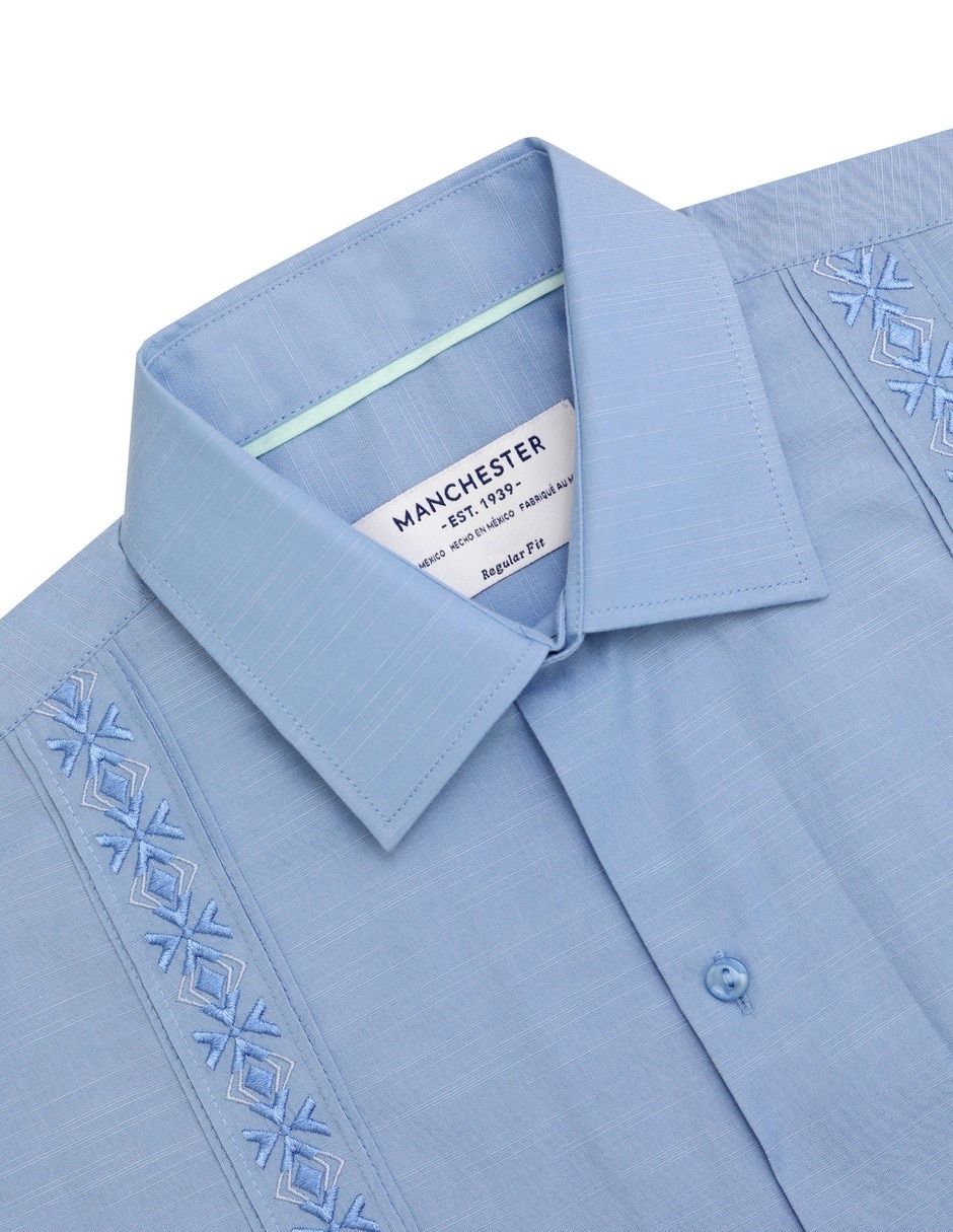 Camisa casual manchester de algodón sin manga para hombre
