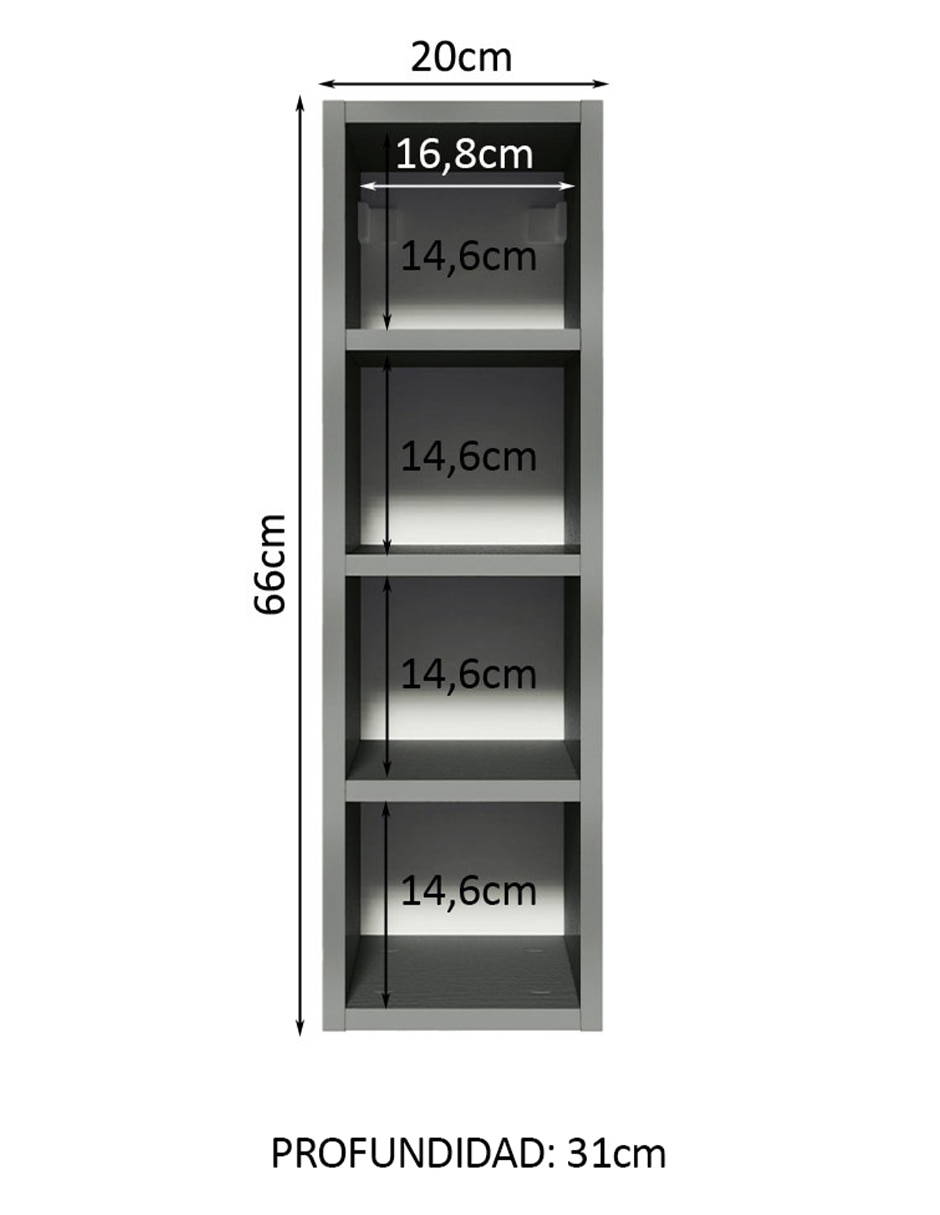Alacena armable MDF 8