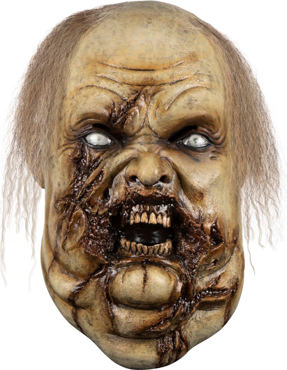 Máscara para disfraz de zombie glotón